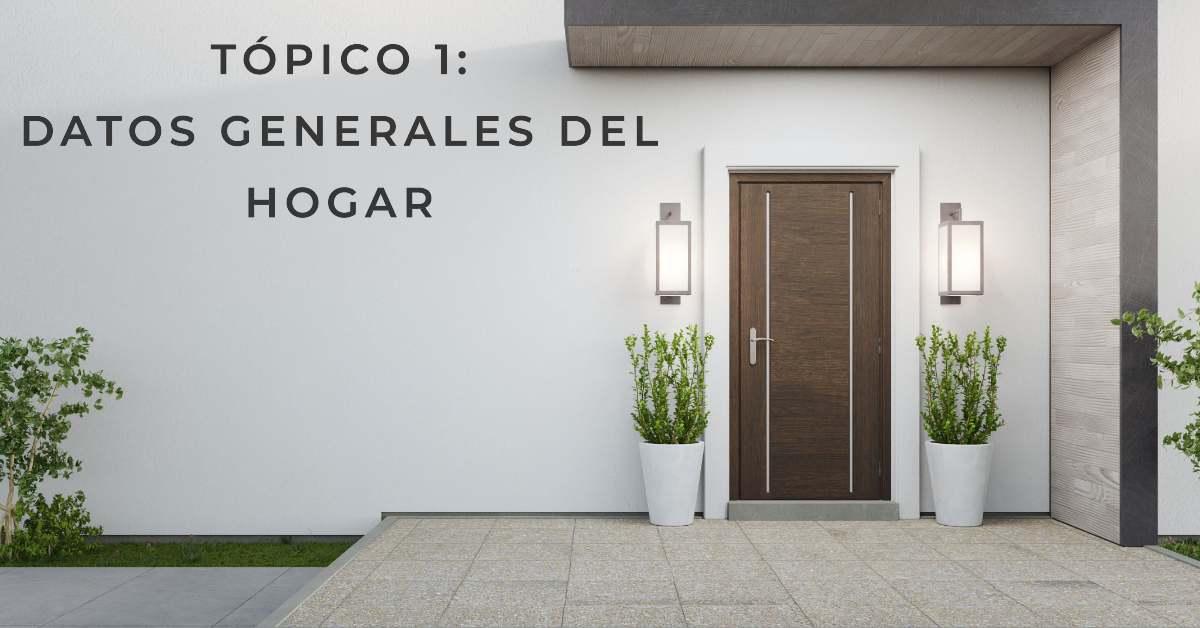 Datos generales del hogar